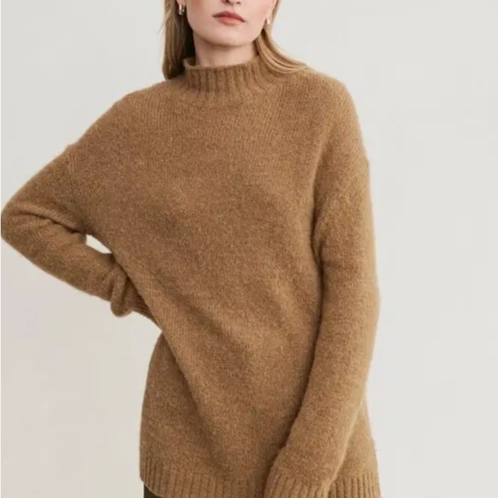 Jenni Kayne Alpaca Mockneck Pullover XS